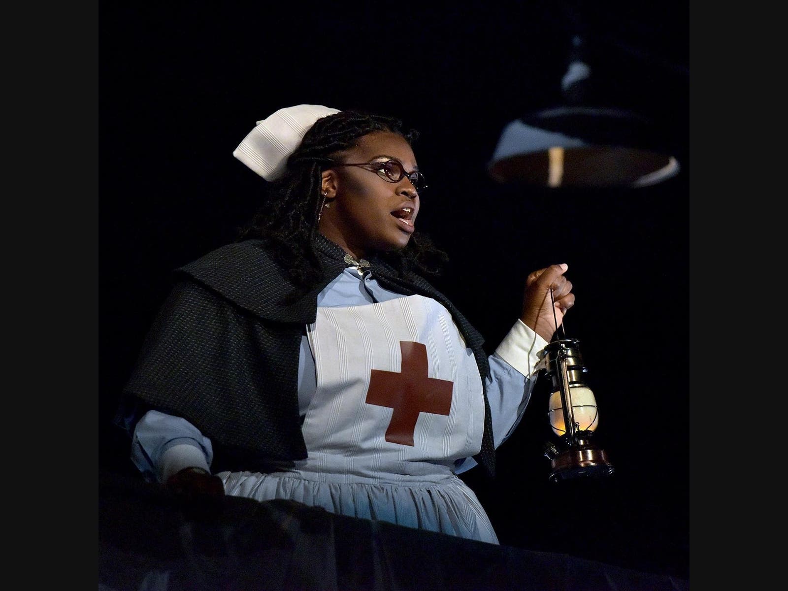 WCSU junior Destiny Samuel as the nurse