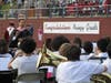 Director Emanuel Arboleda leads the NHS Concert and Symphonic Bands in "Pomp and Circumstance" arranged by Merle J. Isaac