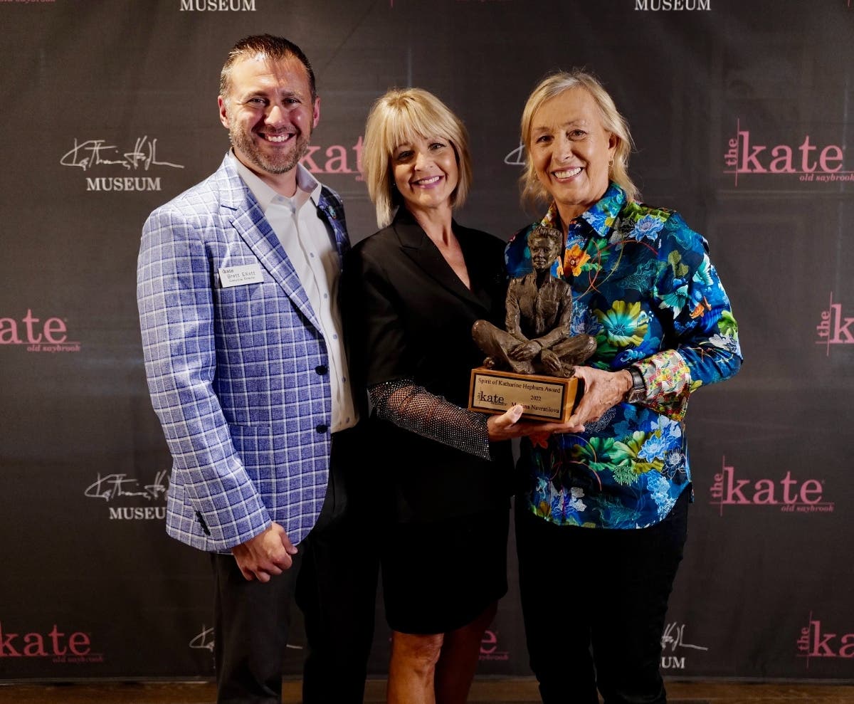 Brett Elliott, Ann Nyberg, Martina Navratilova