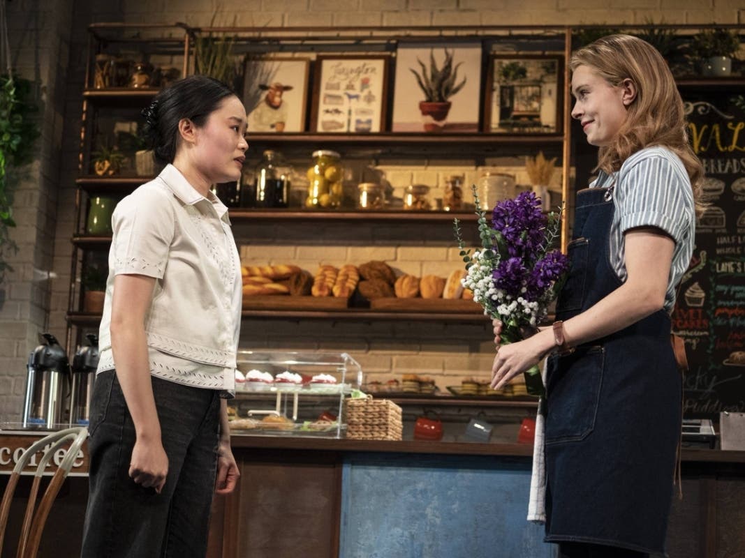  Michele Selene Ang as Steph (at left) and Katherine Romans