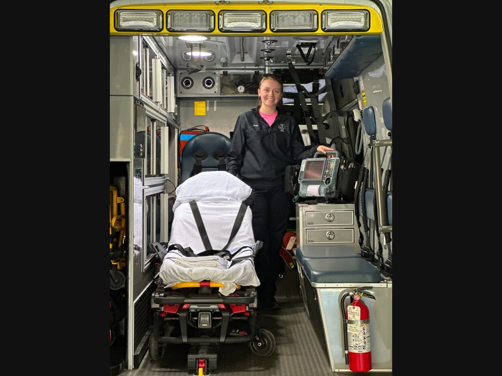 Emily Benson is a resident of New Milford.  She works for New Milford Ambulance and as EMS Captain for the Sherman Volunteer Fire Department.