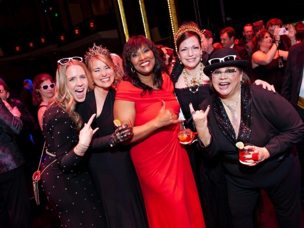 Guests get ready to rock out at The Bushnell's Ovations Gala 2023. 