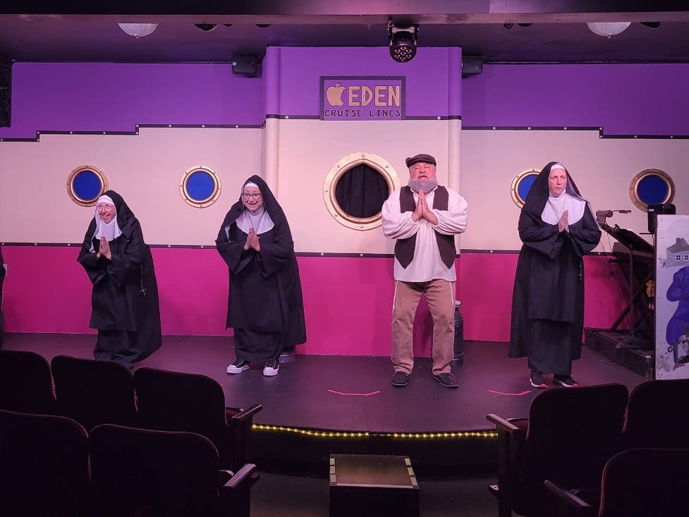 The cast of Meshuggah-Nuns