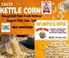 TIKI SWEETS & TREATS will be popping fresh KETTLE CORN all day on August 24 from 11:00am-7:00pm at Naugatuck’s 4th Annual Food Truck Festival on the town green.