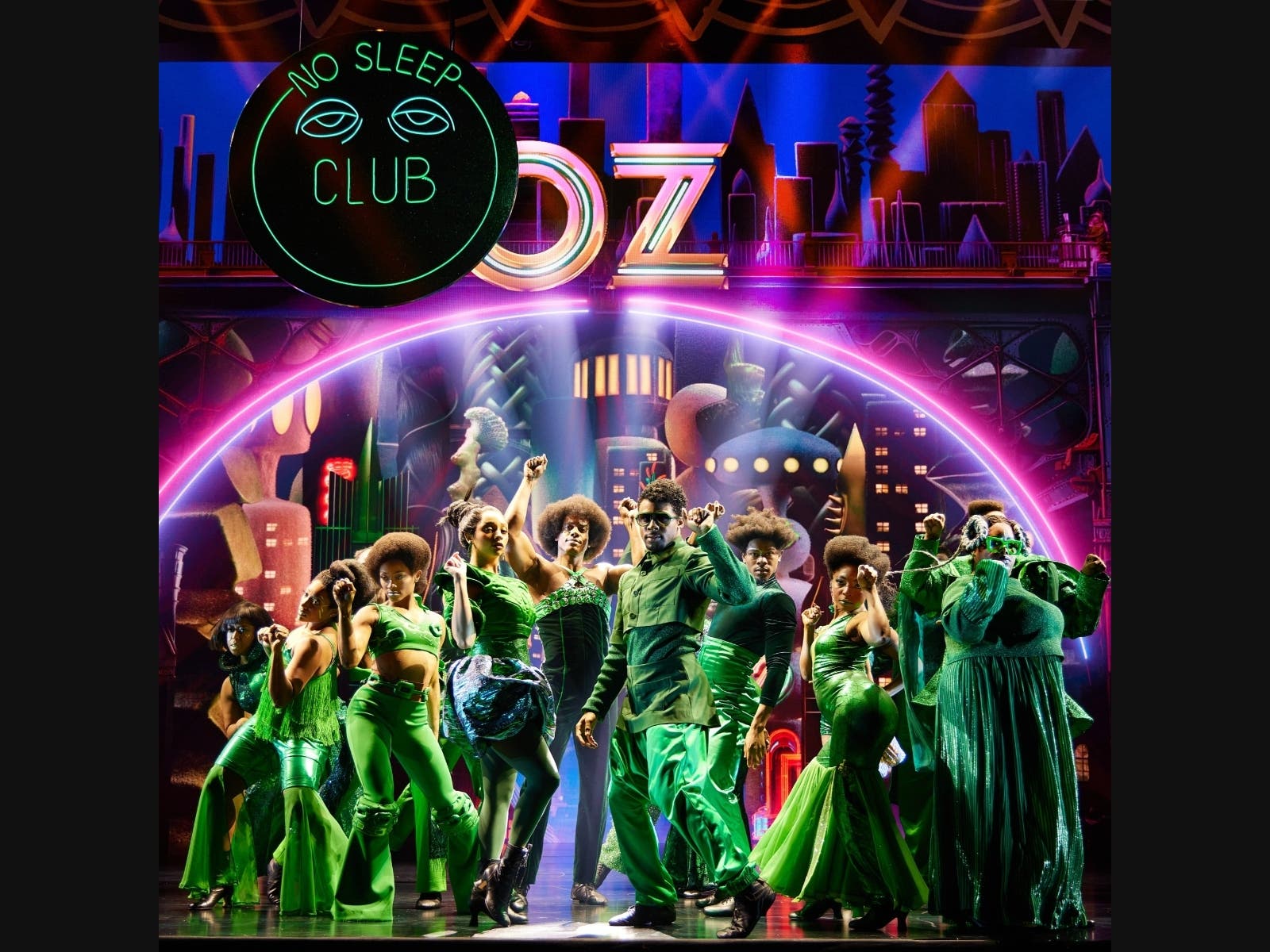 The Emerald City from THE WIZ.