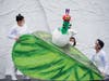 "The Very Hungry Caterpillar / La Oruga Muy Hambrienta Espectáculo" features 75 larger-than-life puppets from iconic Eric Carle picture books.