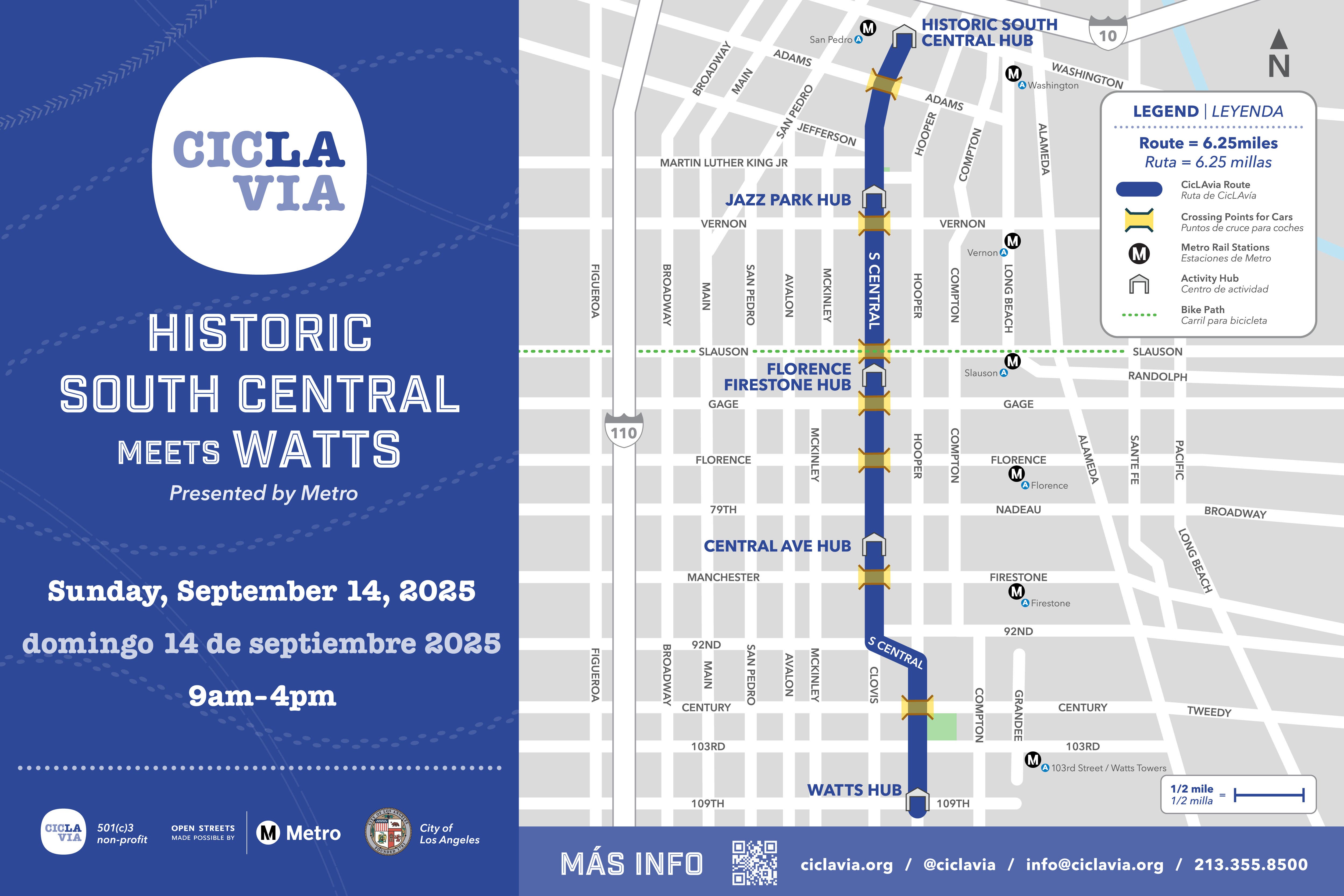 CicLAvia—Historic South Central meets Watts