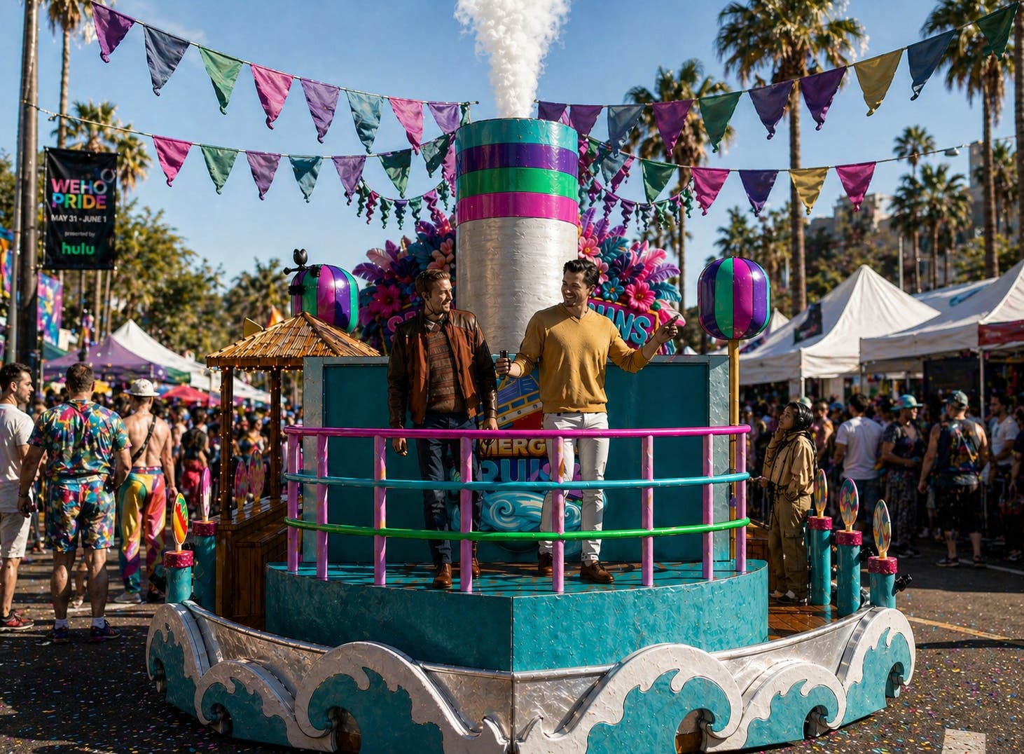 Merge Cruise Mobile Game Bring Expiential Activation to WeHo Pride Fest 