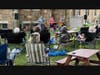 A good crowd turned out to hear folk-rock duo Knock on Wood, featuring Melrose’s Howie Newman, at the June 23 Pantry of Hope fundraiser hosted by the First Baptist Church.