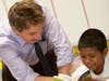 Nick Melvoin pretends to teach