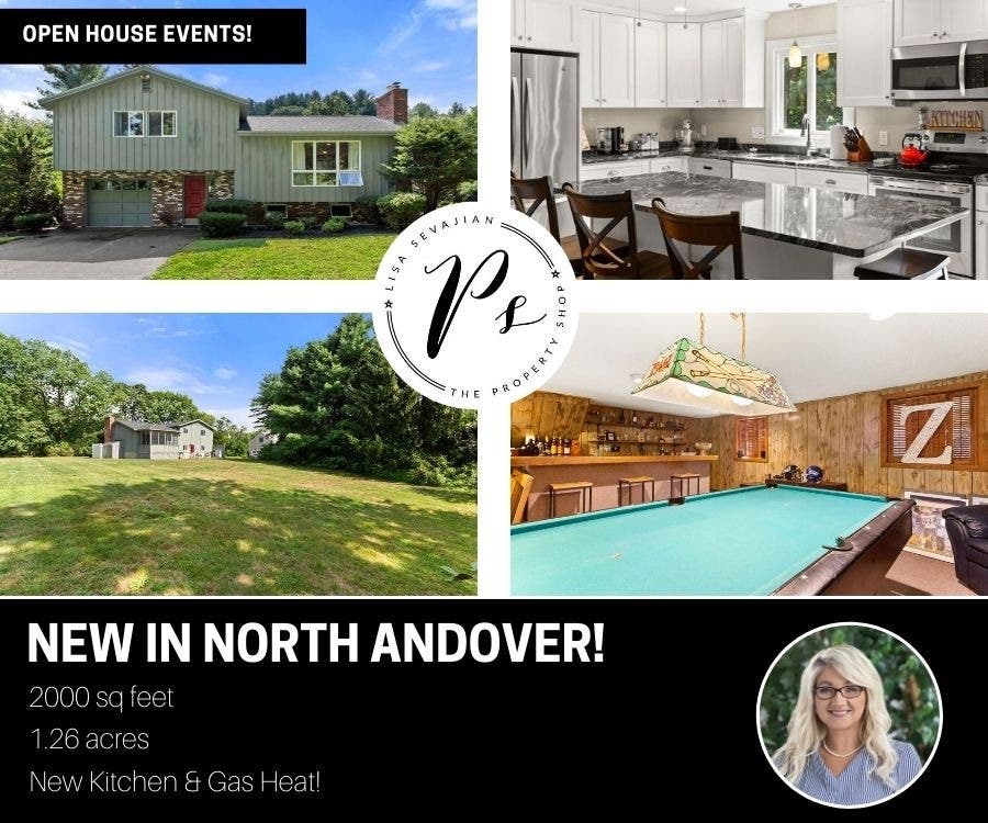 North Andover Home for sale with NEW KITCHEN! 500K North Andover, MA
