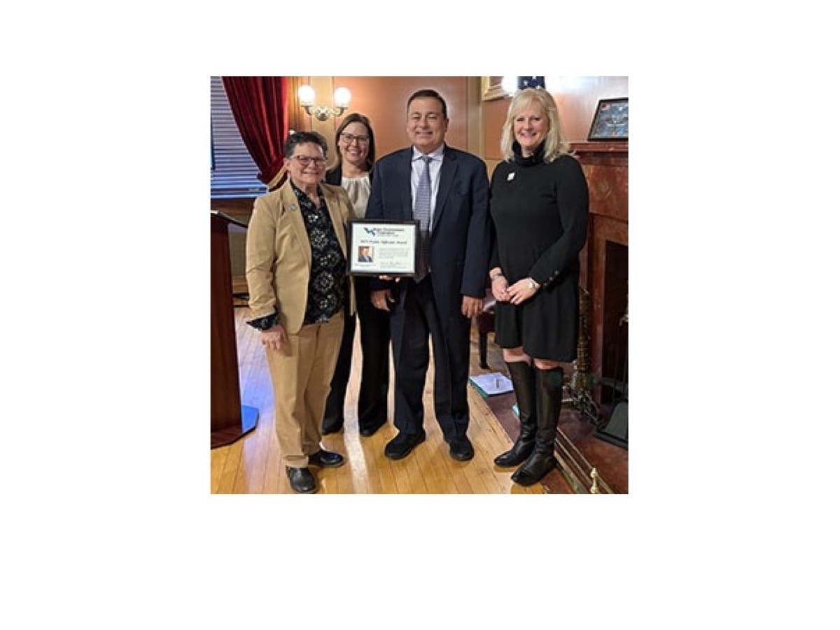 House Speaker K. Joseph Shekarchi received the Public Officials Award from the Water Environment Federation.