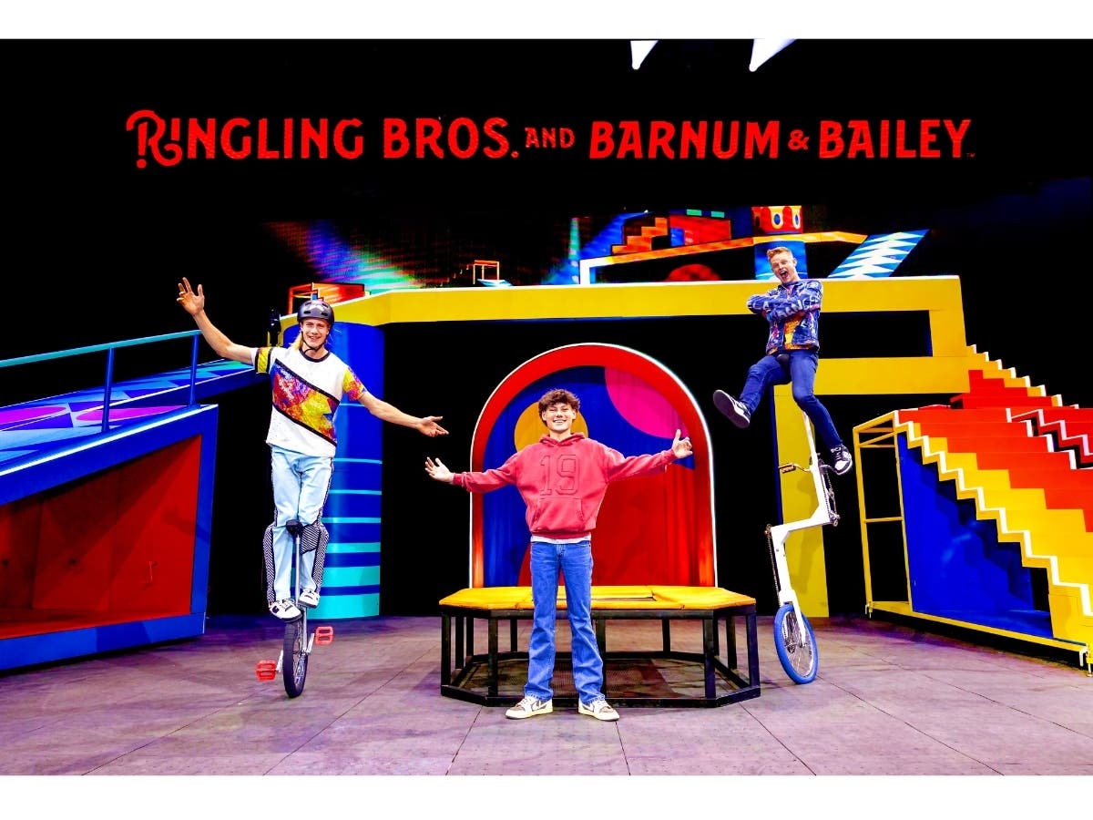 The circus is back in town Friday.