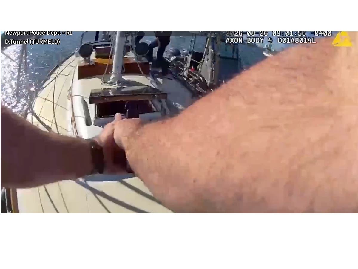 The Newport police released bodycam footage of the deadly officer-involved shooting of a suspected sailboat thief in August.