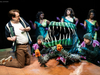 Cast of "Little Shop of Horrors" now playing at the Marriott Theatre