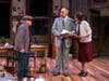 Tim Kazurinsky, Timothy Edward Kane and Kate Fry in "The Front Page" now playing at the new Northlight Theatre in Evanston. 