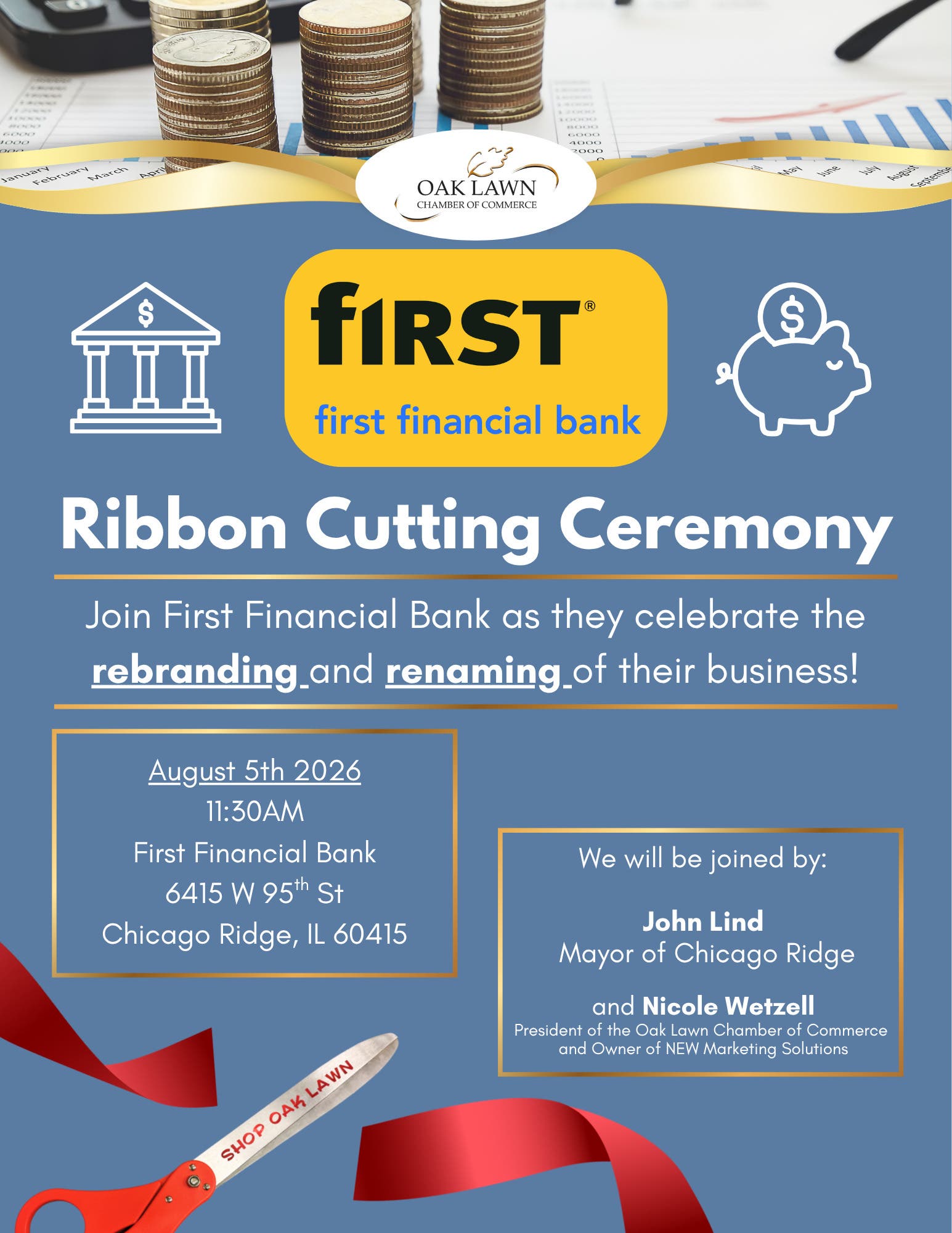 First Financial Bank Rebrand Ribbon Cutting!