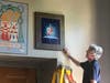 Archbishop J. Peter Sartain Coat of Arms Installed in the West Vestibule at St. James Catheral at conclusion of Farewell Mass