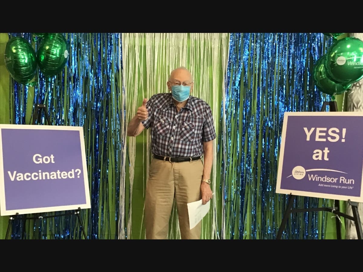 Windsor Run, a senior living community managed by Erickson Living, vaccinated 97 percent of its residents for the COVID-19 virus. 