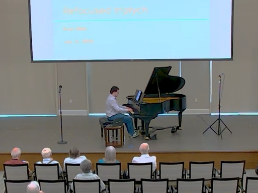 Highland Springs residents attend a lecture presented by the University of Texas at Dallas.
