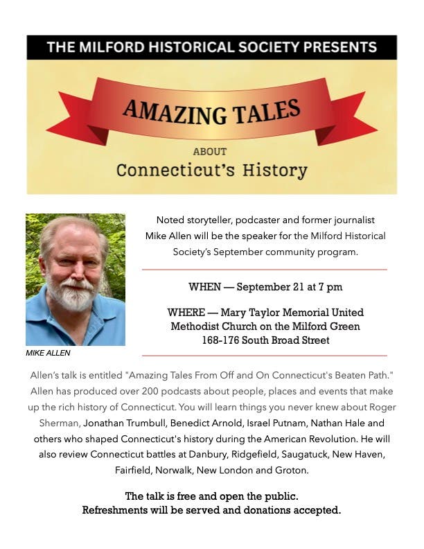 "Amazing Tales From Off and On Connecticut's Beaten Path."