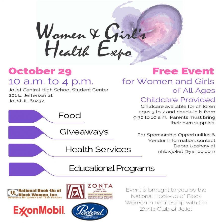 NHBW & Zonta to hold Women & Girls Health Expo October 29 Joliet, IL