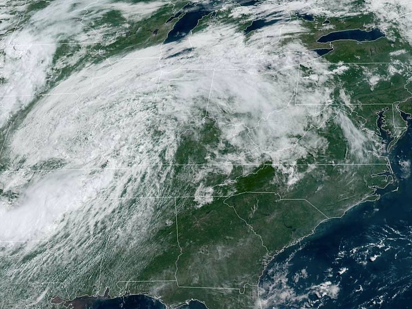 The remnants of Hurricane Barry as they head to PA.