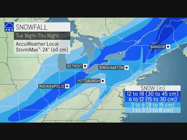 Newest Snowfall Estimates For Wednesday Storm In NJ | Across New Jersey ...