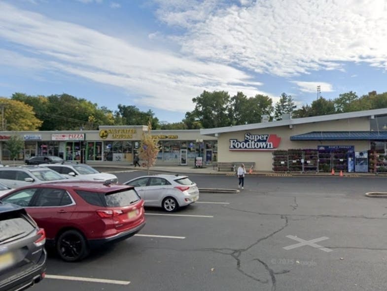 The Atlantic Highlands Super Foodtown, where shelves have been empty this week.