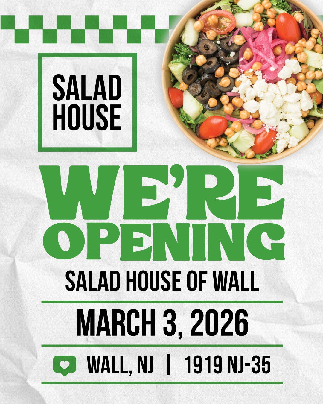 Salad House, Wall Township - Grand Opening