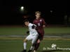 Joe Bernieri beats the defender to the ball.