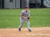 Freshman shortstop Jack Fanning gets set