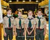 The color guard of Troop 243