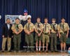 Eagle Coach Mr. Andrew Galligan with his Eagle Scouts.