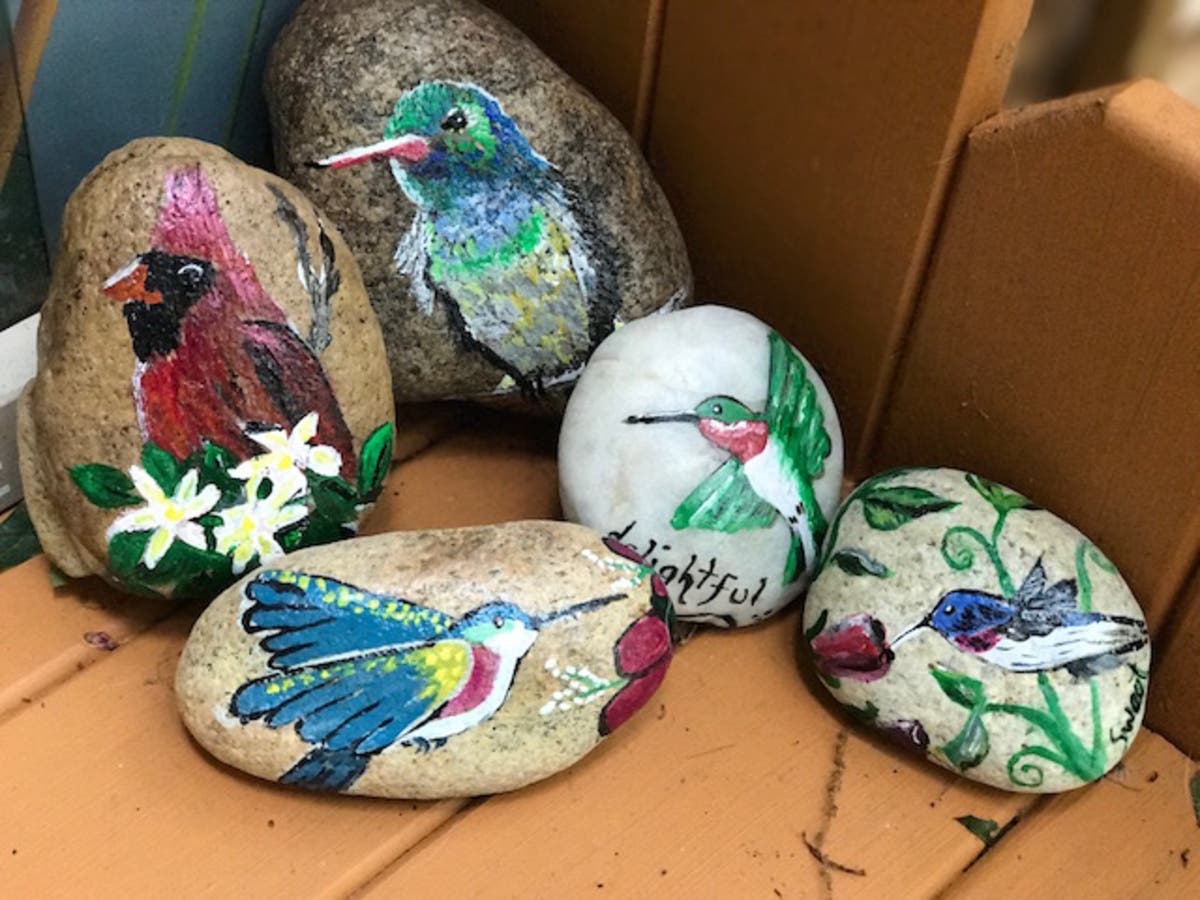 Woman Hides Painted Rocks Around Town To Spread Sunshine, Cheer | North ...