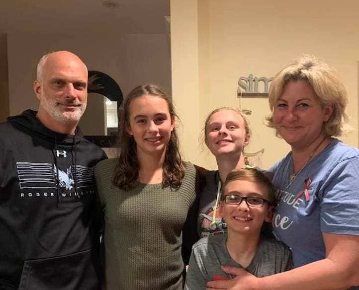 Keri Stromski and her family. / Lisa Finn.