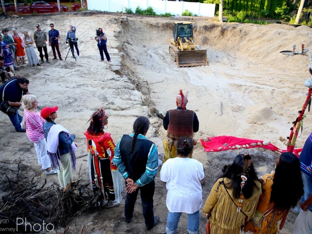 Shinnecock Tribe Protests Building On Sacred Burial Site | Southampton ...