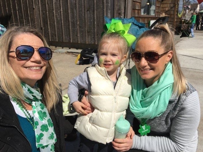 A crowd will line the streets of Jamesport dressed in green as the parade delights.