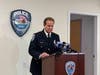 Southampton Town Police Chief Steven Skrynecki addresses the media.