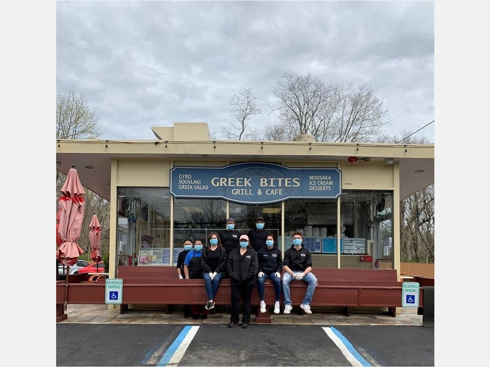 Greek Bites donated meals to hospital workers as a way of giving back for their sacrifice.