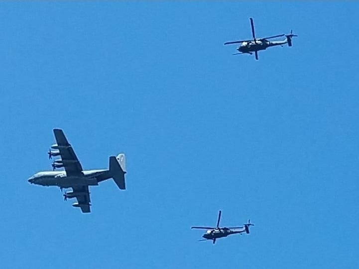 A "Salute Long Island" flyover had residents across Long Island paying tribute to coronavirus heroes Friday.