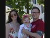 Ashley and Brian Cotter with their baby Ruby.