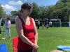 Pamela Greinke in Agawam Park.