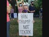 Protesters of all ages turned out for the event.