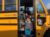 Students headed off to the first day of school under the new normal.
