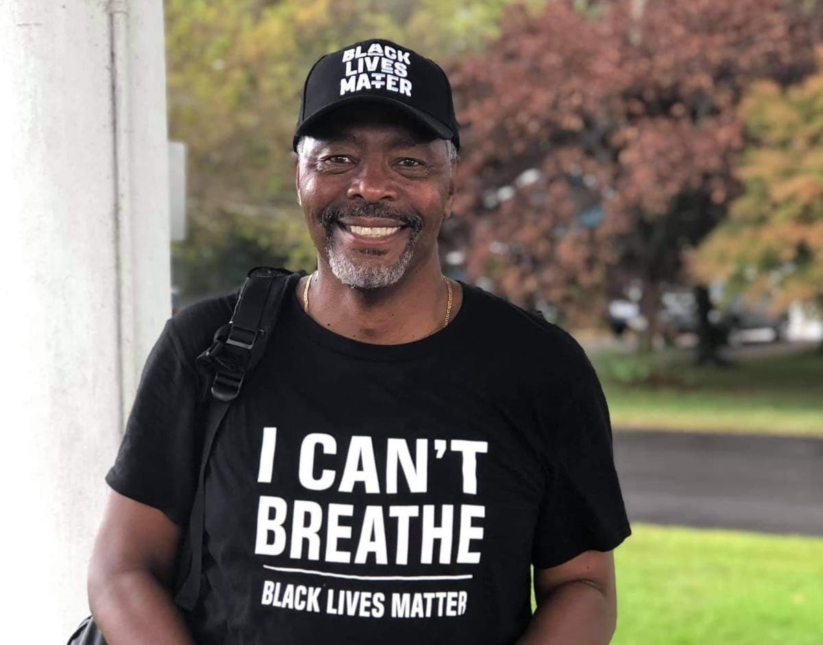 Leon Goodman will walk more than 118 miles to spread his "Black Lives Matter" message.