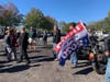 A Trump "NOFO-MINI-Maga" parade brought out participants waving flags and honking horns Saturday.