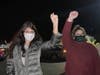 Fists raised, the group vowed to advocate for justice and change.