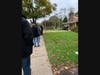 Early voters at the Mastic Recreation Center.