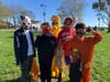 Color costumes were the highlight of the day.